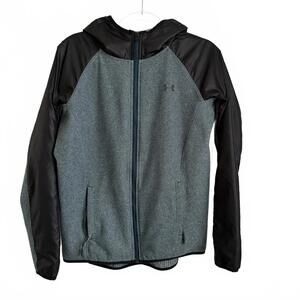 Under Armour | Men’s Teal Green Black Zip Up Cold Gear Fleece Jacket | Size M